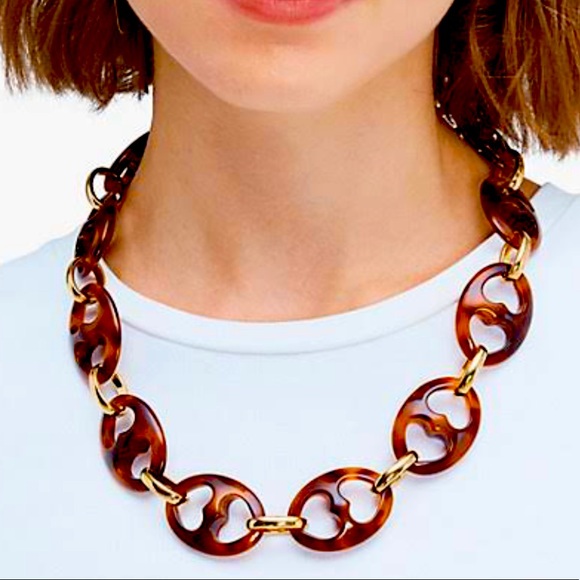 New Kate Spade duo link resin necklace - Picture 2 of 11
